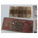 World Currency Banknotes Collection - Vintage Assortment