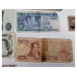 World Currency Banknotes Collection - Vintage Assortment
