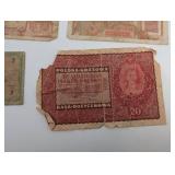 World Currency Banknotes Collection - Vintage Assortment