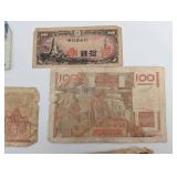 World Currency Banknotes Collection - Vintage Assortment