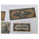 World Currency Banknotes Collection - Vintage Assortment