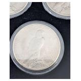 Peace Dollar Collection - 12 Coins (1921-1935) in Wood Display Box Includes Key 1921!