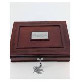 Peace Dollar Collection - 12 Coins (1921-1935) in Wood Display Box Includes Key 1921!