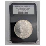 Morgan Silver Dollar 1881-S MS60 Uncirculated - Littleton Coin Co. Item #1653L.60