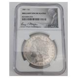 1881-S Morgan Silver Dollar - Brilliant Uncirculated (San Francisco Mint)