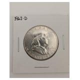 1962-D Franklin Half Dollar - Denver Mint