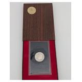 40% Silver Franklin Mint Eisenhower Dollar 1971 United States Proof Dollar - Presentation Box