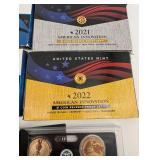 United States Mint American Innovation $1 Coin Sets (2019-2023) - Proof & Reverse Proof Collection