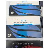 United States Mint American Innovation $1 Coin Sets (2019-2023) - Proof & Reverse Proof Collection