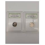 Roosevelt Dimes 1978-S & 1999-S DCAM Gem Proof (Lot of 2)