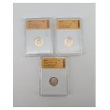 Roosevelt Dime Proof Silver Cameo PR70CAM (1994-S, 1996-S, 2007-S)