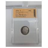 Roosevelt Dime Proof Silver Cameo PR70CAM (1994-S, 1996-S, 2007-S)