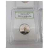 Monticello Nickel 2006-S PR70CAM - Roosevelt Dime 2006-S PR70CAM - Monticello Nickel 2007-S PR70CAM - Washington Quarter INB DCAM PROOF (Lot of 4)