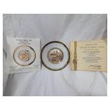 Japanese Floral Calander Collector Plate - Girls Doll Day Festival