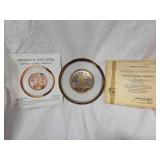 Japanese Floral Calander Collector Plate - Buddhas Birthday