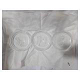 Glass Coasters - Set of 3