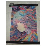 Small Anime Artwork Scroll