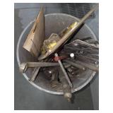 Bucket of random hand tools