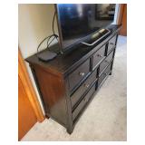 Dresser - Black/brown 9-Drawer, 59 in W x 17 in D x 36 in H