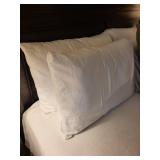 Queen Duvet Comforter Set - Beige Taupe Check Pattern