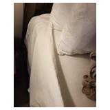 Queen Duvet Comforter Set - Beige Taupe Check Pattern