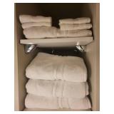Casaluna White Bath Towels & Grey Waffle-Weave Towels - Home Spa Set