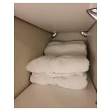 Casaluna White Bath Towels & Grey Waffle-Weave Towels - Home Spa Set