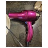 Conair InfinitiPRO Hair Dryer Purple & Vanity Mirror Kit with Stand