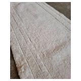 Bath Towel Set with Foldable Laundry Hamper - Gray, Beige & White (Assorted Towels)