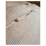 Duvet Down Comforter Set With Pillows - Beige Plaid Bedding