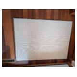 Custom Made Light Gray Entry Rug with Loop-Pile Border