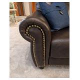 Italian Leather Sofa 64 in W x 36 in D x 34 in H