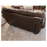 Italian Leather Sofa 64 in W x 36 in D x 34 in H