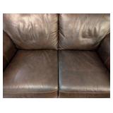 Italian Leather Sofa 64 in W x 36 in D x 34 in H