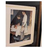 Norman Rockwell Freedom from Fear Print - Framed Art