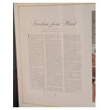 Norman Rockwell Freedom from Want Framed Print - Vintage Reproduction