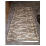 Pottery Barn Basket with Lid & Throw Blankets