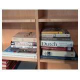Books - Assorted Vintage & Contemporary Titles on Two-Shelf Collection