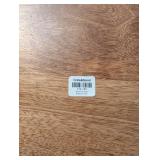 Crate & Barrel Beck Tray Gold - Wooden Serving Tray with Brass Handles