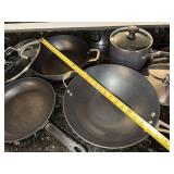 Calphalon Nonstick Cookware Set with Glass Lids - Assorted Pans