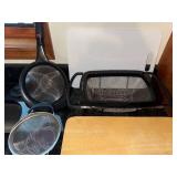 Wood Cutting Board with Pan & Mesh Strainers - Kitchen Tools