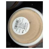 Williams-Sonoma Saltcellar Ceramic Set - Salt Cellar, Butter Dish & Gold Rim Bowl