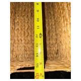 Seagrass Storage Baskets - Handwoven Natural Tan (Lot of 3)