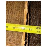 Seagrass Storage Baskets - Handwoven Natural Tan (Lot of 3)