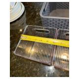 Clear Acrylic Storage Bins (Lot of 4)