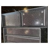 Metal Mesh Storage Trays - Lot of 5