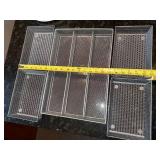 Metal Mesh Storage Trays - Lot of 5