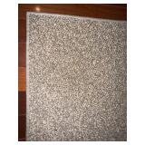 Gray Speckled High-Pile Runner Rug - Indoor Hallway Accent