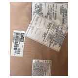 3-Seater Sofa, Matching Oversized Chair & Ottoman in Light Beige Textured Fabric