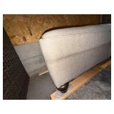 3-Seater Sofa, Matching Oversized Chair & Ottoman in Light Beige Textured Fabric